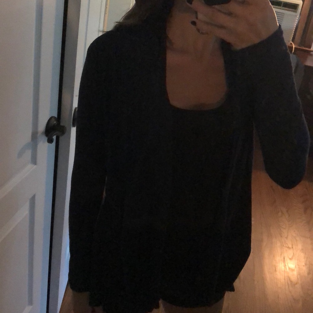 Navy blue cardigan